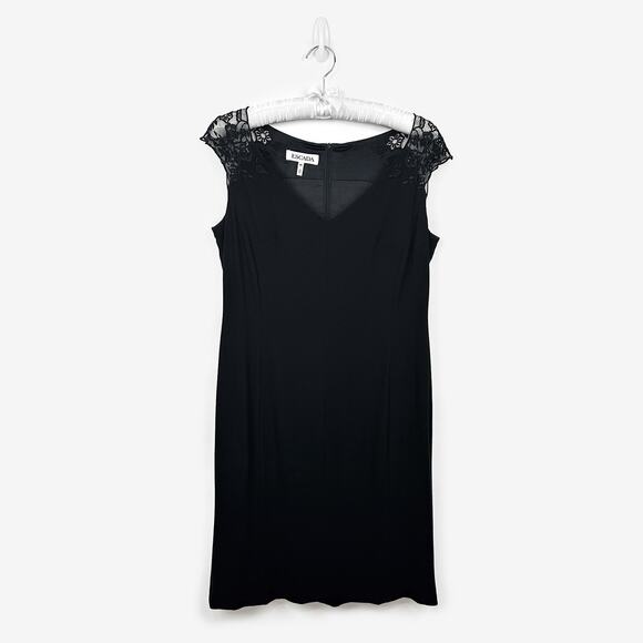 Escada Sheath Dress Black Size 38 - Picture 1 of 2